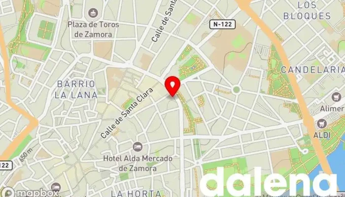 mapa de Supermercados Gadis Supermercado en Zamora