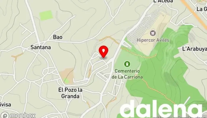 mapa de Supermercados José Rubio Supermercado en Avilés