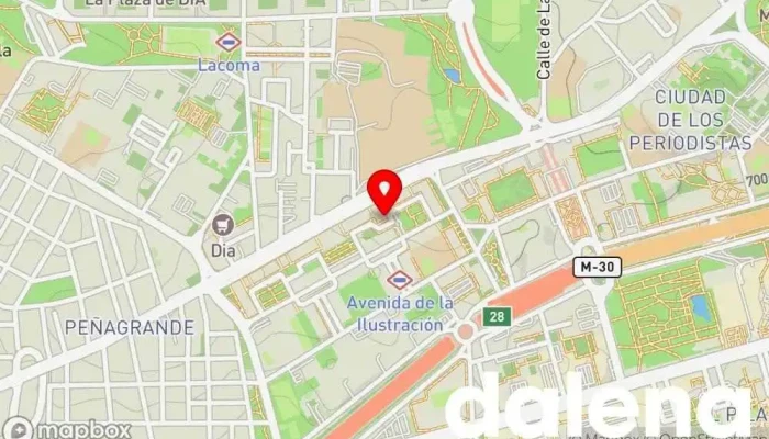 mapa de Supermercados La Despensa Isla Tavira Supermercado, Panadería, Carnicería, Pescadería, Frutería en Madrid