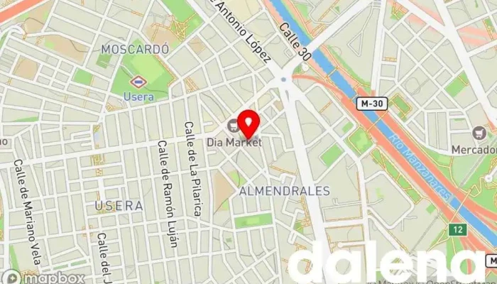 mapa de Supermercados Supermercado en Madrid
