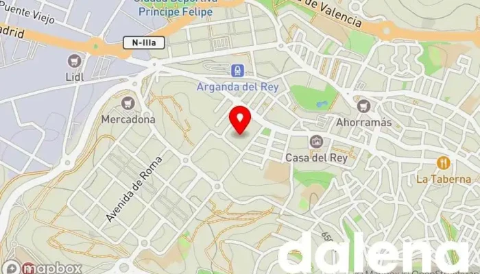 mapa de Supermercados Plaza Supermercado en Arganda del Rey