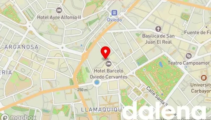 mapa de Supermercados Riodi Tienda de alimentación en Oviedo