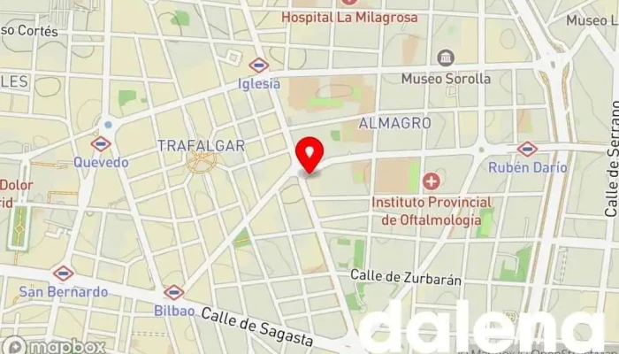 mapa de Supernormal Tienda de alimentos orgánicos en Madrid