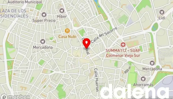 mapa de TARTAS LATINAS Y ALIMENTACION PERUBIANS Supermercado en Colmenar Viejo