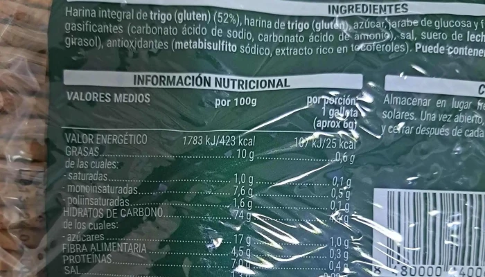 Tienda Cerealto Siro Galletas Vb1 -  Telefono - Venta de Baños
