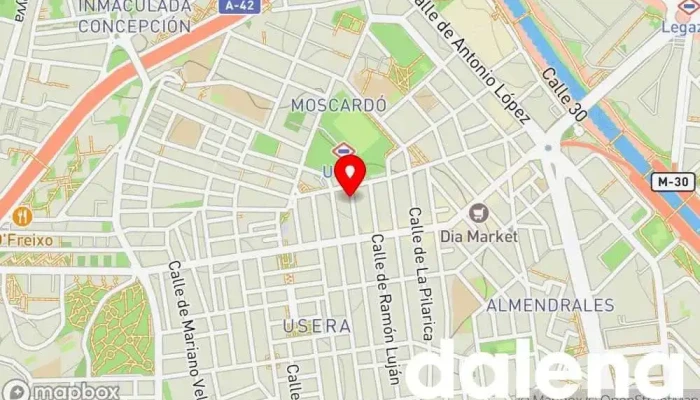 mapa de Tienda Cóndor Blanco - Productos Latinos Comercio, Tienda general en Madrid