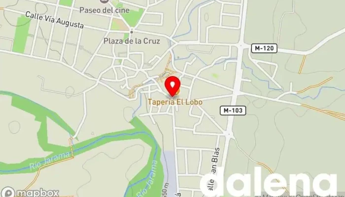 mapa de Tienda Cuatro Calles Tienda de alimentación en Talamanca de Jarama