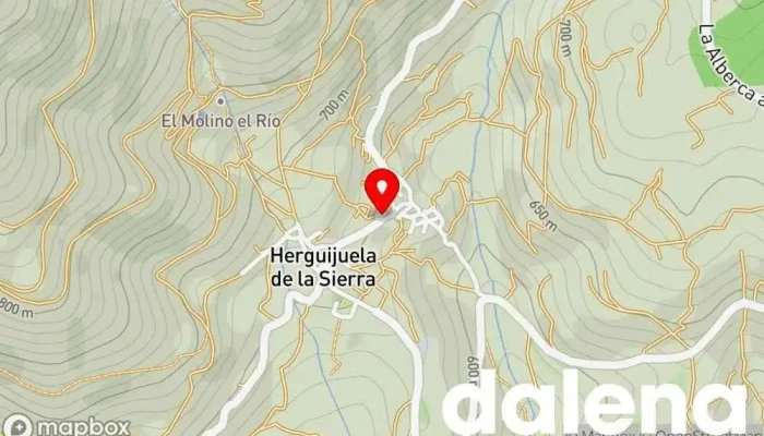 mapa de Tienda de Isabel Tienda de alimentación en Herguijuela de la Sierra
