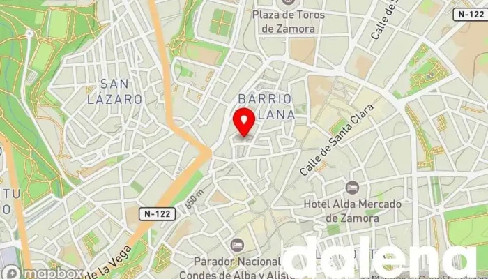 mapa de Tienda gourmet Zamoramarket.com Tienda de delicatessen en Zamora