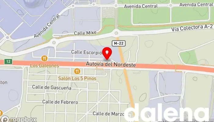 mapa de Tienda Supercor Stop & Go Supermercado, Tienda de alimentación en Madrid