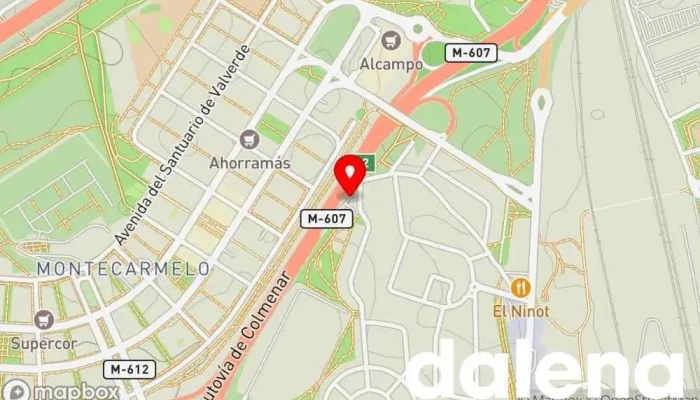 mapa de Tienda Supercor Stop & Go Supermercado, Tienda de alimentación en Madrid