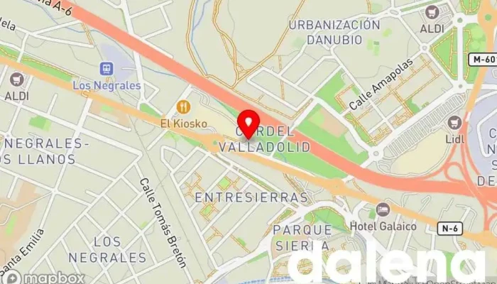 mapa de Tienda Supercor Stop & Go Supermercado, Tienda de alimentación en Collado Villalba