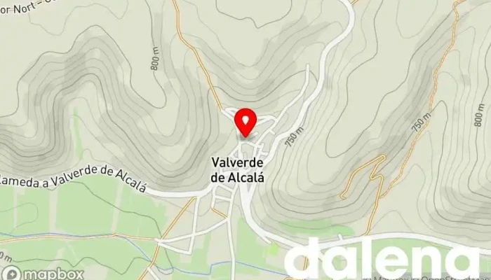 mapa de Tradys Supermercado en Valverde de Alcalá