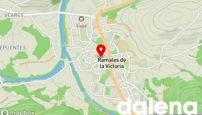 mapa de UDACO Tienda de alimentación en Ramales de la Victoria