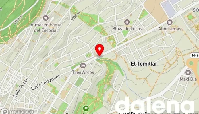 mapa de Udaco Supermercado en San Lorenzo de El Escorial
