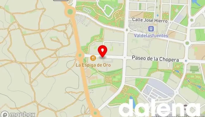 mapa de Udaco Supermercado (grupo Unide) Supermercado en Alcobendas