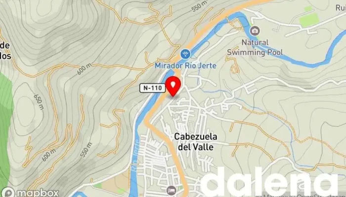 mapa de Udaco Supermercados Supermercado en Cabezuela del Valle