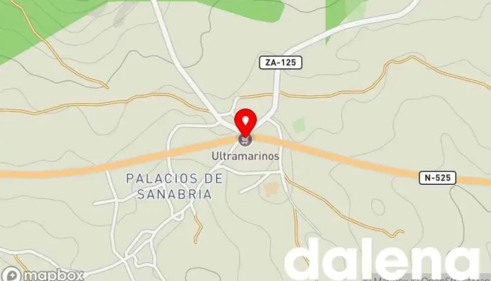 mapa de Ul Tramarinos Tienda de alimentación en Palacios de Sanabria