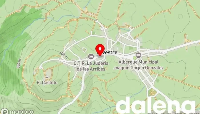 mapa de Ultramarinos Julia Tienda de alimentación en Vilvestre