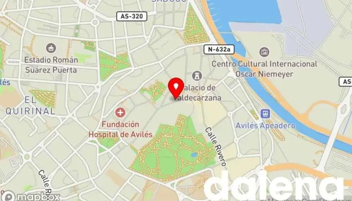 mapa de Ultramarinos La Colosal Tienda de alimentación en Avilés