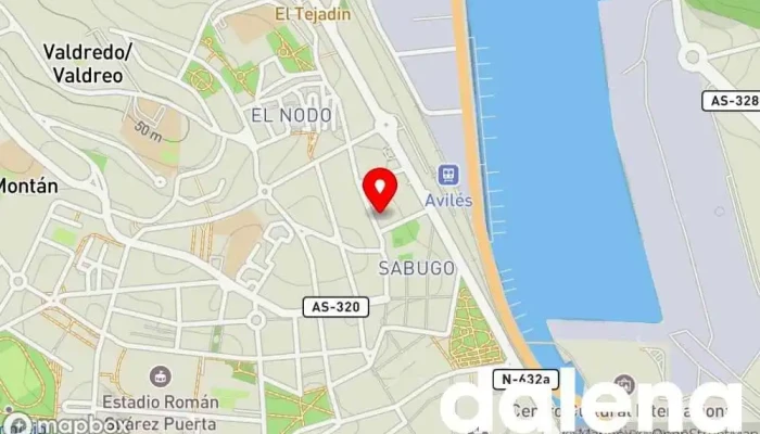 mapa de Ultramarinos Nicieza Tienda de alimentación en Avilés