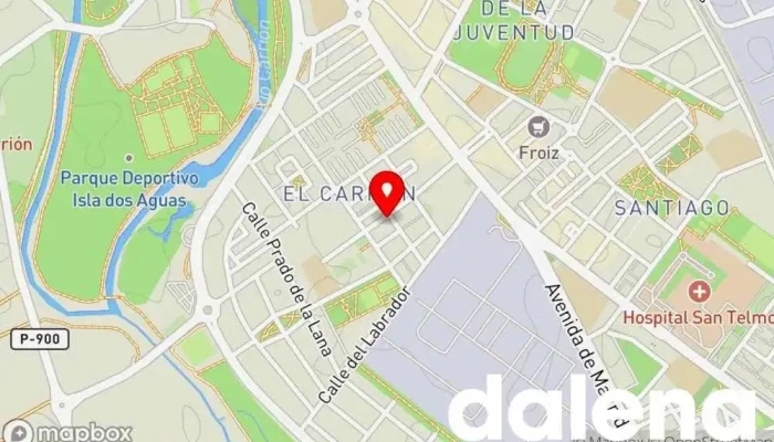 mapa de Ultramarinos Pilar Tienda de alimentación en Palencia