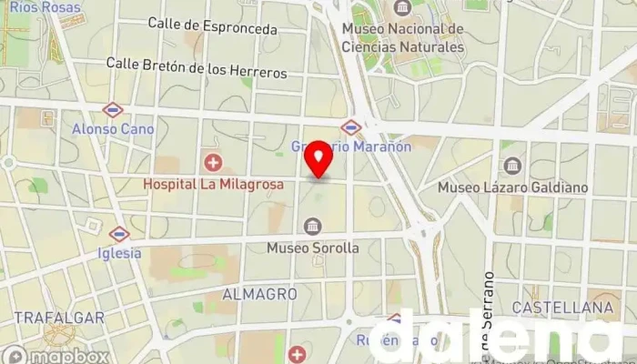 mapa de Unide Supermercado en Madrid