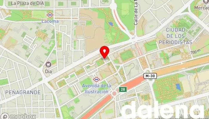 mapa de Unide Market supermercados Supermercado en Madrid