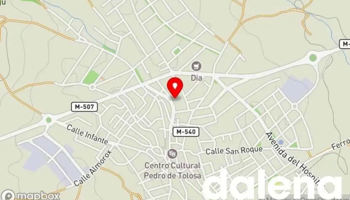 mapa de Unide Market y Carnicería Tres Metros Supermercado, Carnicería, Tienda de fiambres, Pescadería, Frutería en Villa del Prado
