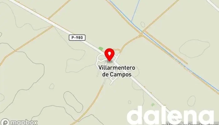 mapa de Villarmentero de Campos  en Villarmentero de Campos