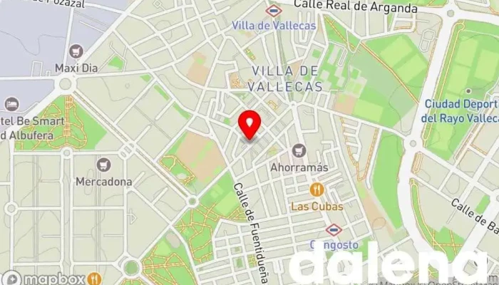 mapa de Yliu Supermercado Supermercado, Comercio en Madrid